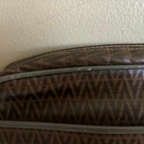 Mario Valentino Clutch Bag Brown PVC - Picture 2 of 16